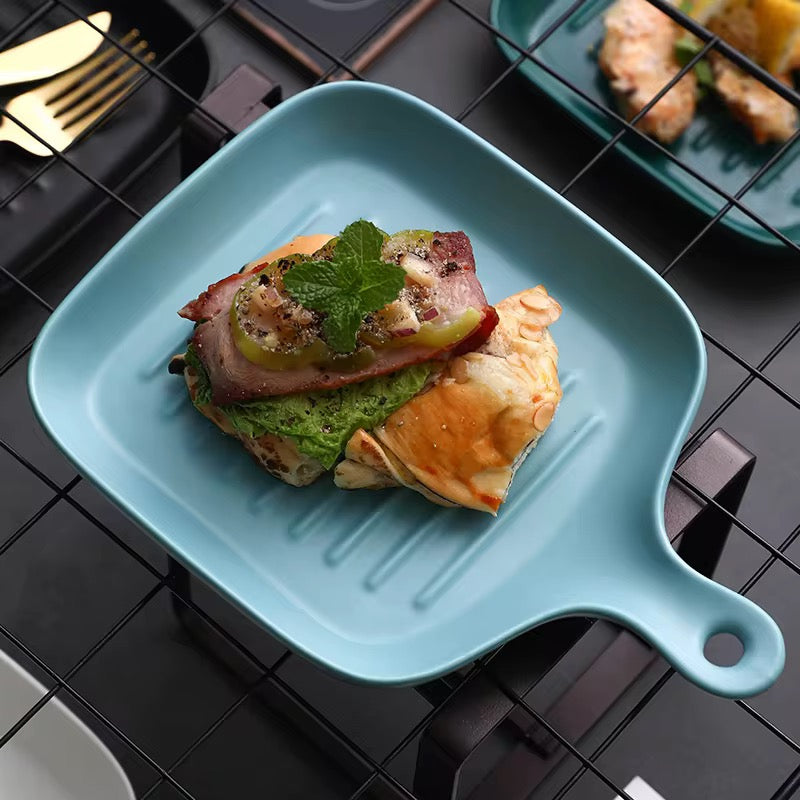 Ceramic Square Grill Plate