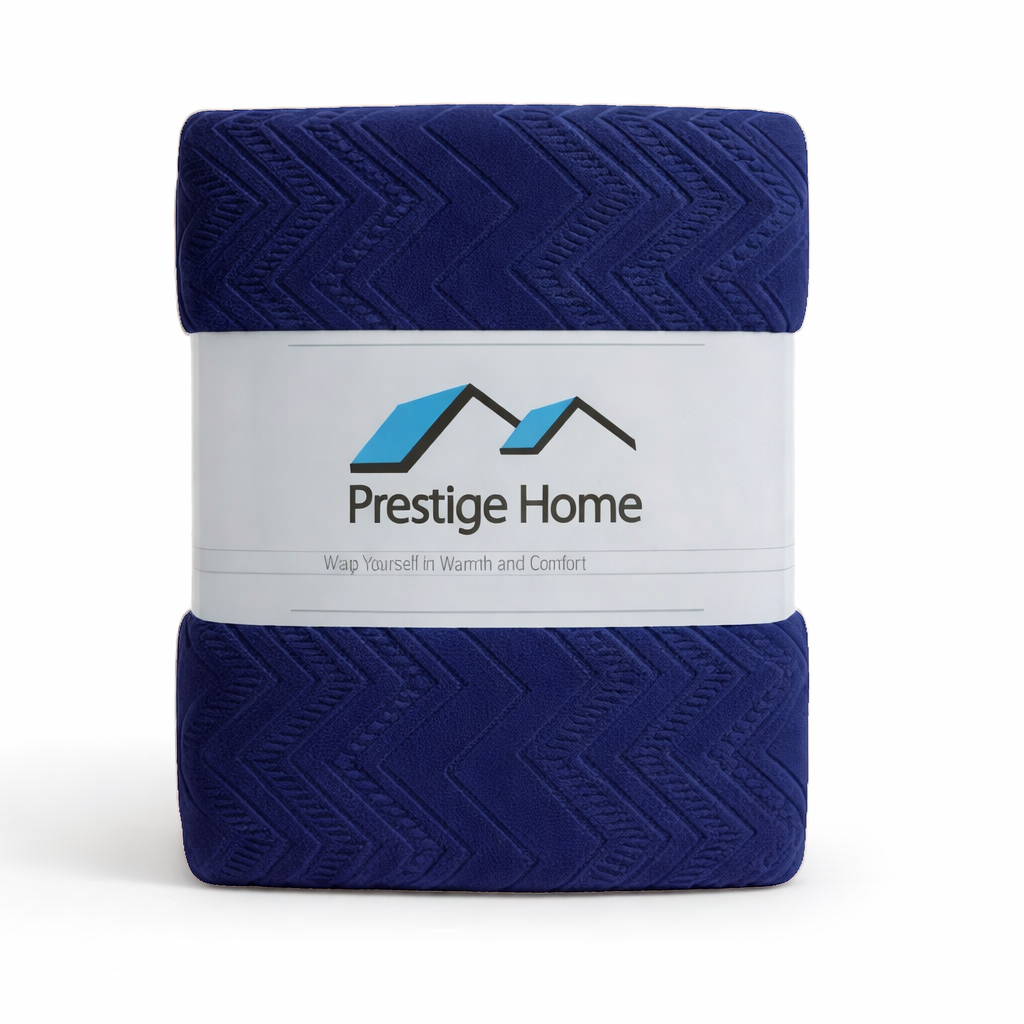 Zigzag Sherpa Blanket - Double