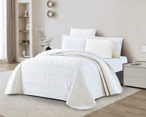 Linen Bedspread Set - Double