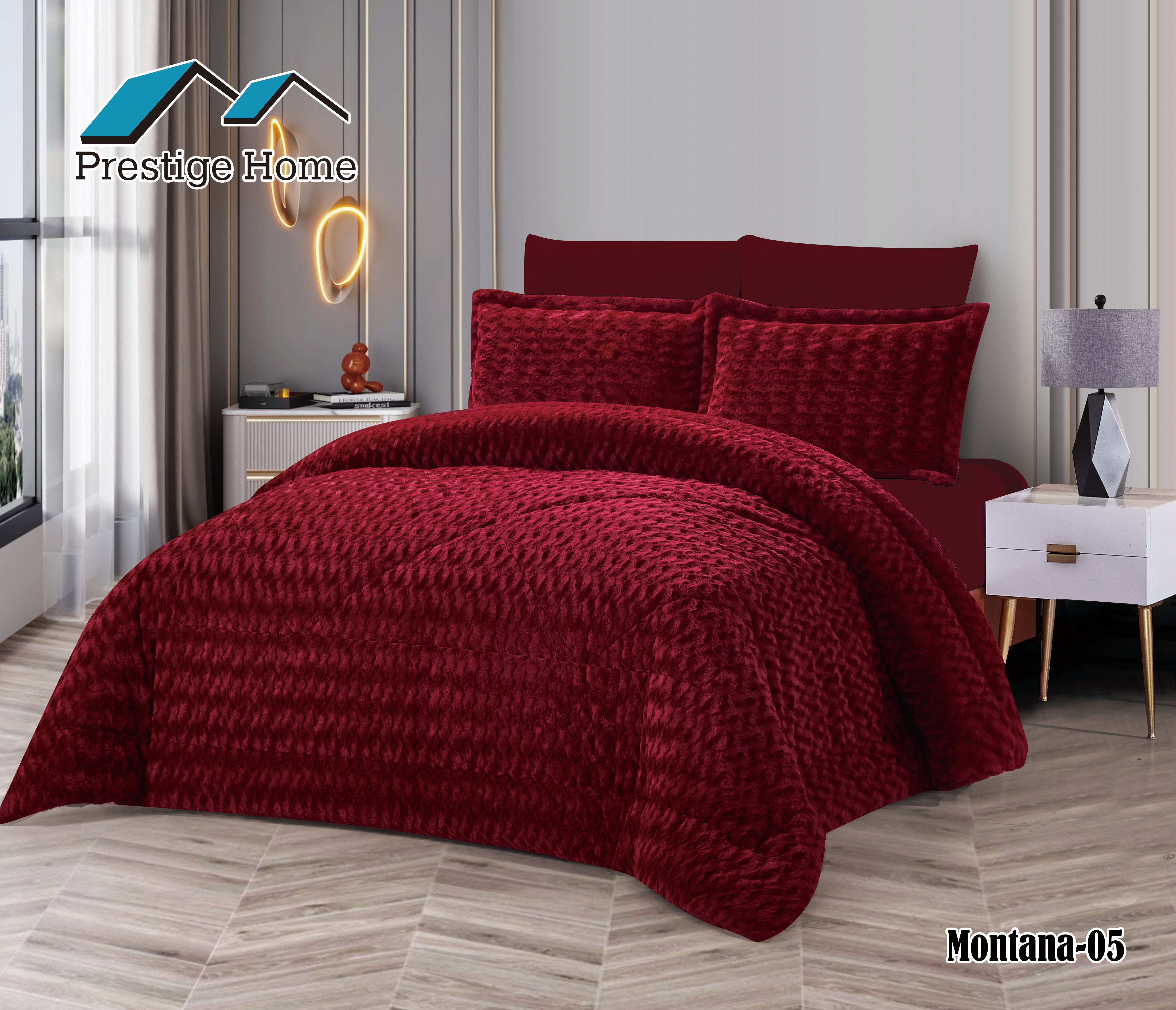 Montana Rabbit Comforter Set - Double