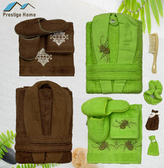 Garden Bathrobe Set - 12 pieces