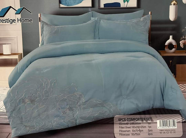 Embroidered Comforter - Double