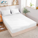 Cotton Plain Bedsheet Set - Single
