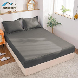 Cotton Plain Bedsheet Set - King