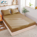 Cotton Plain Bedsheet Set - Single