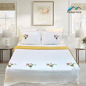 Bloomfield Embroidered Bedspread Set 4 pcs - Double