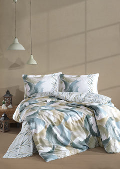 Cotton Estiva Ranforce Quilt Cover Set - Double