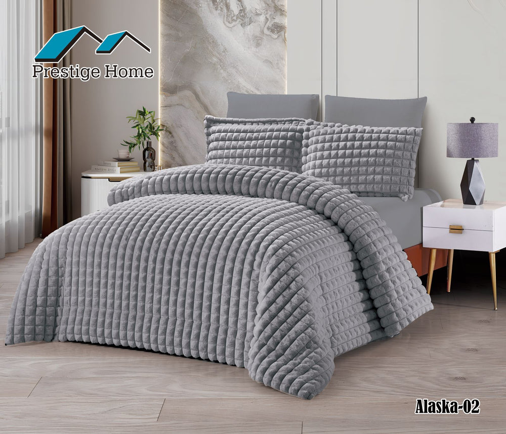 Alaska Rabbit Comforter Set - Double