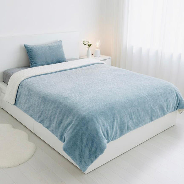 Flannel ZigZag Bedding Set - Single