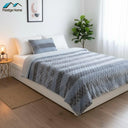 Flannel Striped Bedding Set - Single