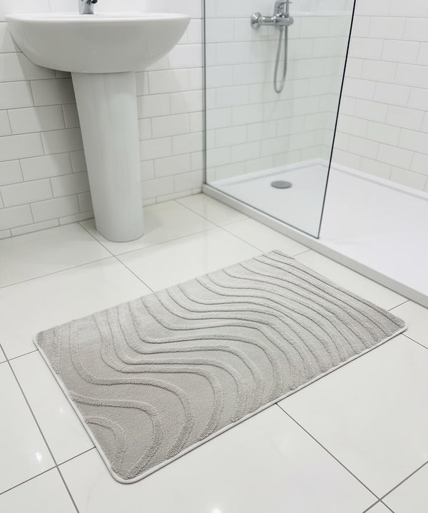 Wave Comfort Bathroom Mat - 50x80 cm
