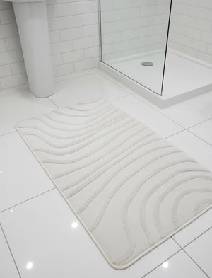 Wave Comfort Bathroom Mat - 60x100 cm