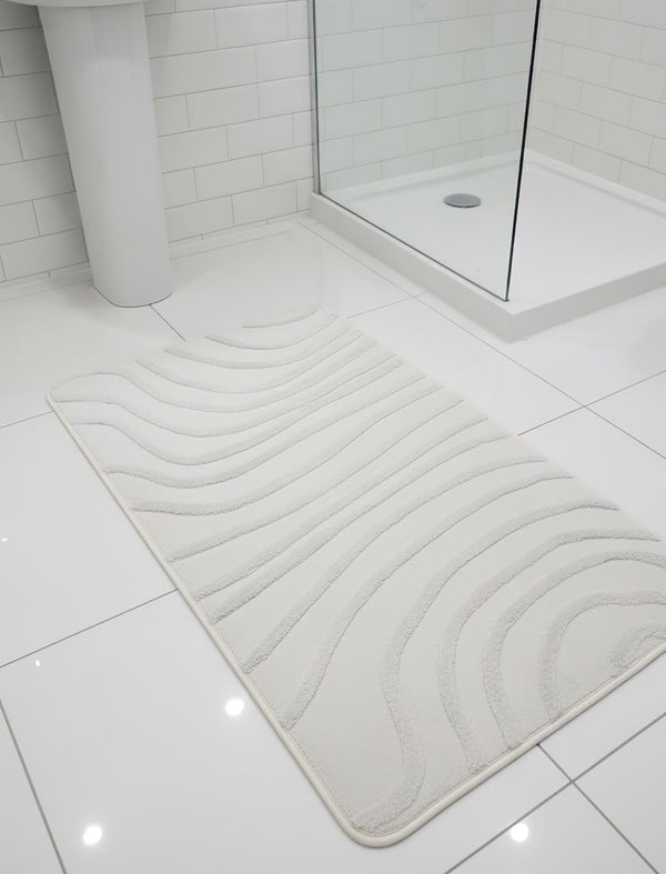 Wave Comfort Bathroom Mat - 60x100 cm
