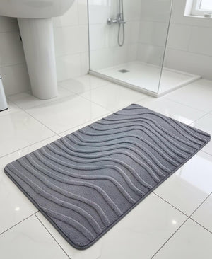 Wave Comfort Bathroom Mat - 50x80 cm
