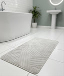 Zen Lines Bathroom Mat – 50×80 cm