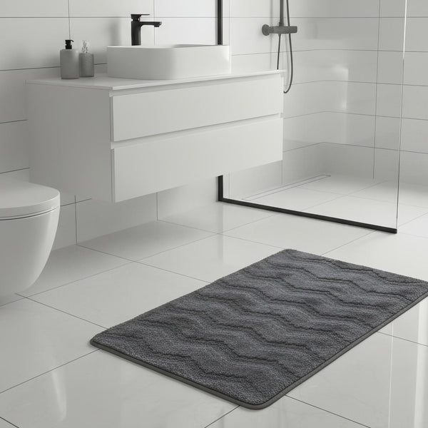 Ripple Soft Bathroom Mat - 50x80 cm