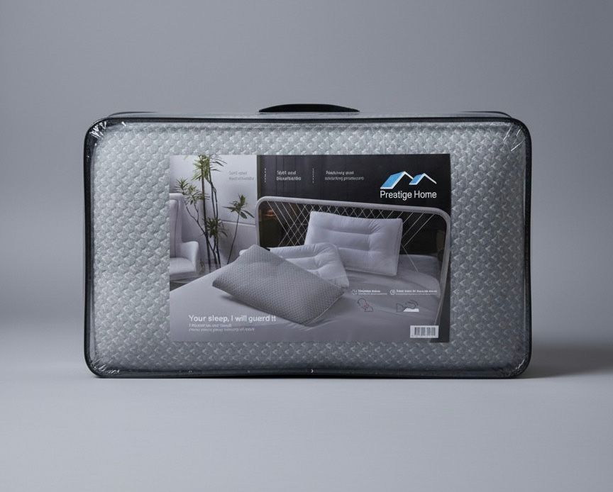 Two Layers Gray Pillow