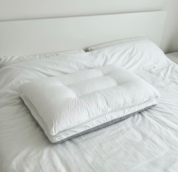 Two Layers Gray Pillow