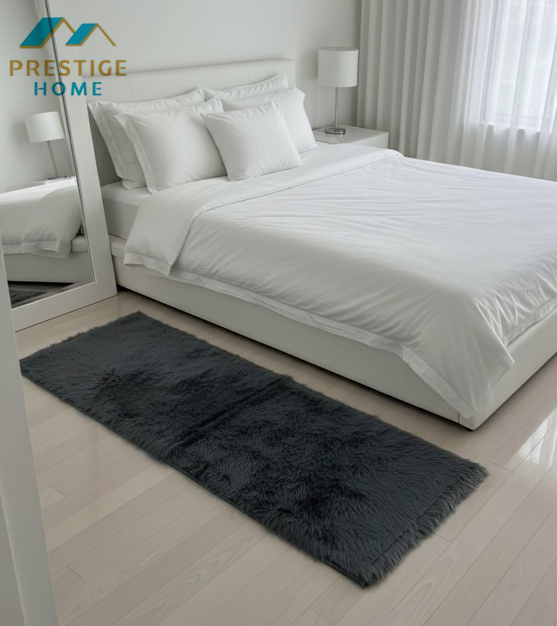 Rectangular Soft Fur Rug - 60x180