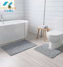 Bathroom Mat Set 2Pcs Wave Flame- 50x80 cm + 50 × 40 cm