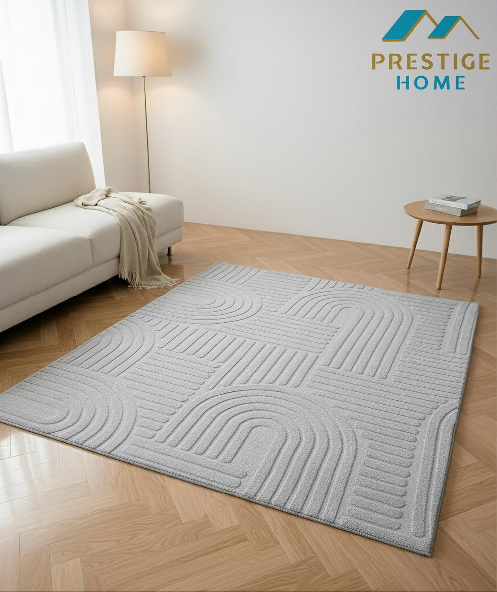 Nordic Rabbit Carpet - Silver