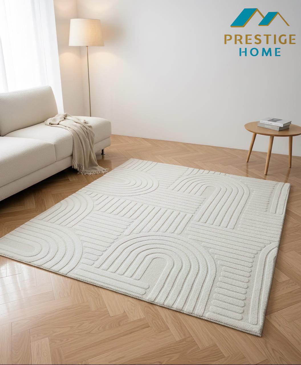 Nordic Rabbit Carpet - Beige