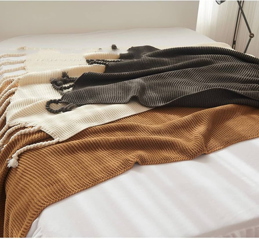 Knitted Throw Blanket