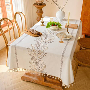 Botanical Tassel Tablecloth