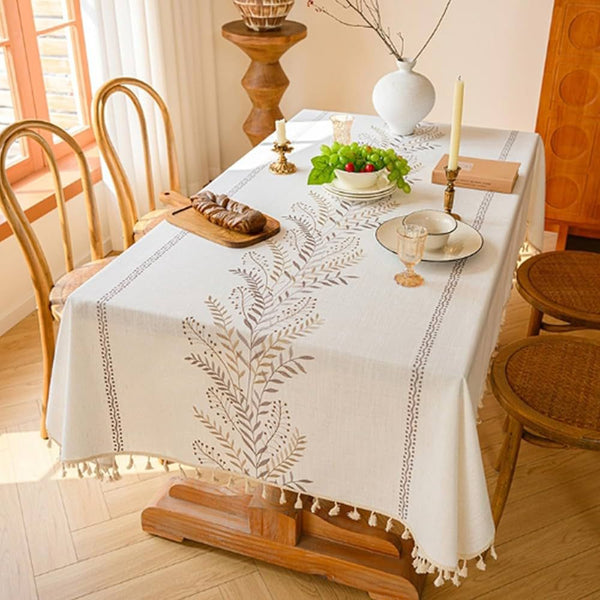 Botanical Tassel Tablecloth