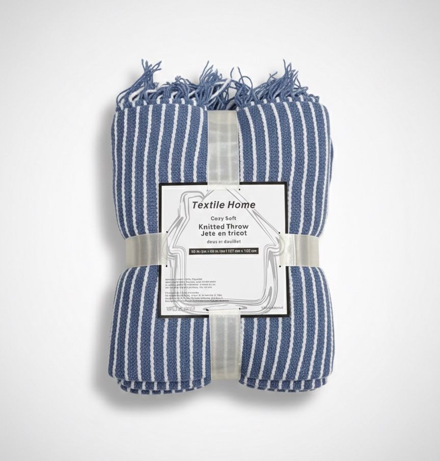 Knitted Throw Blanket