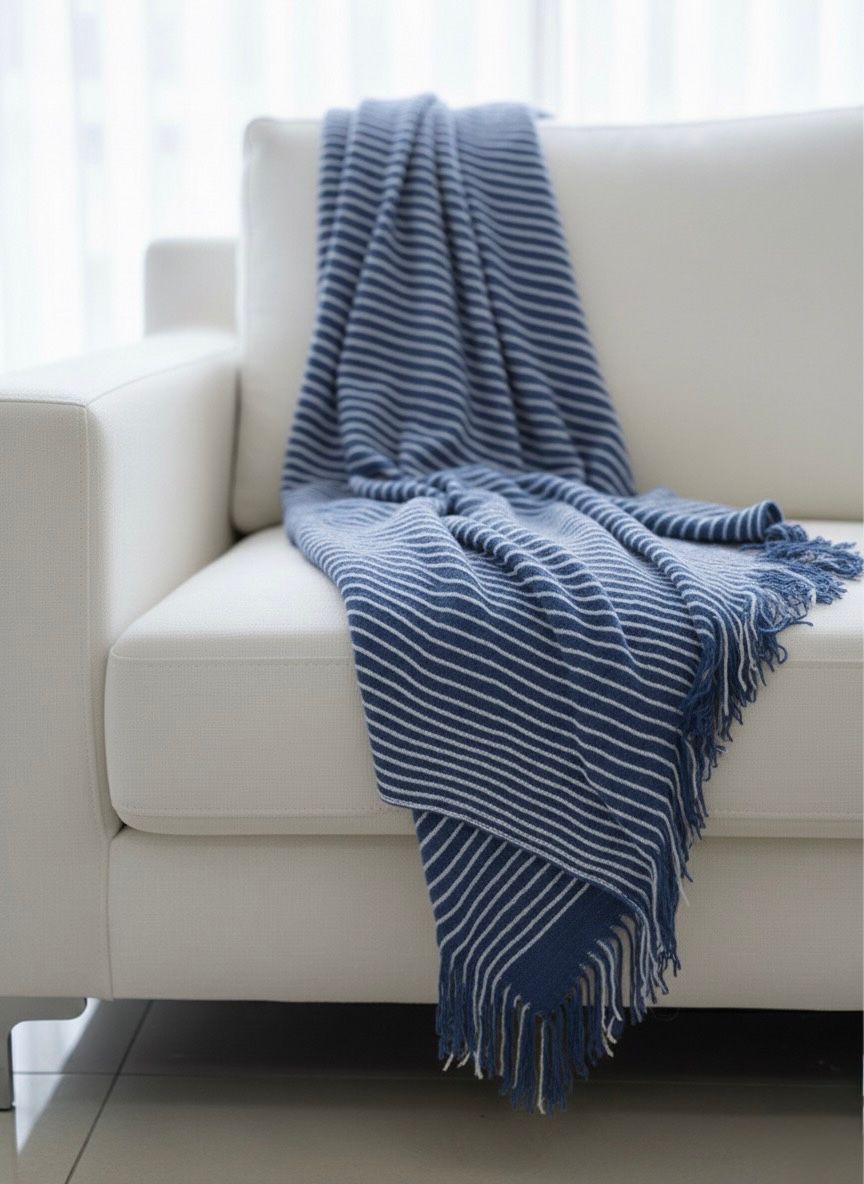 Knitted Throw Blanket