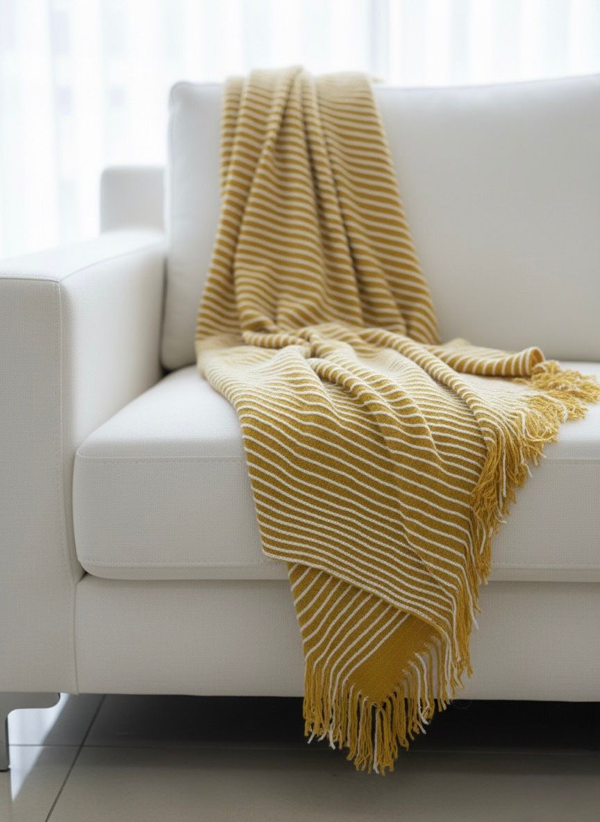 Knitted Throw Blanket