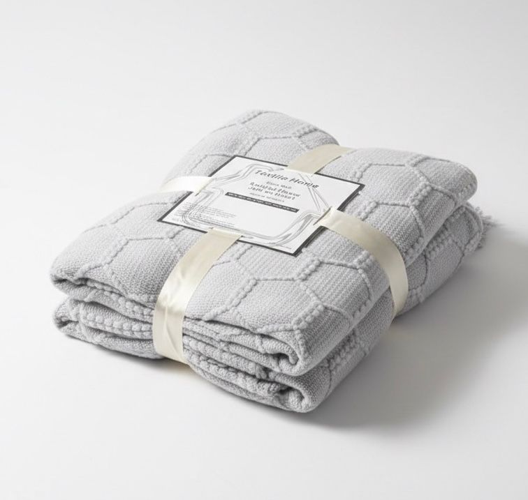 Knitted Throw Blanket