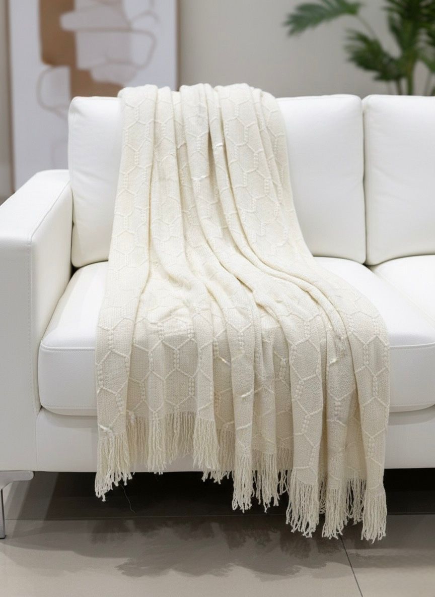 Knitted Throw Blanket