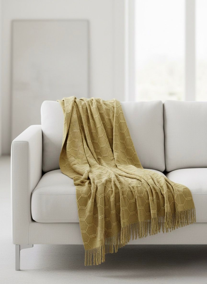Knitted Throw Blanket