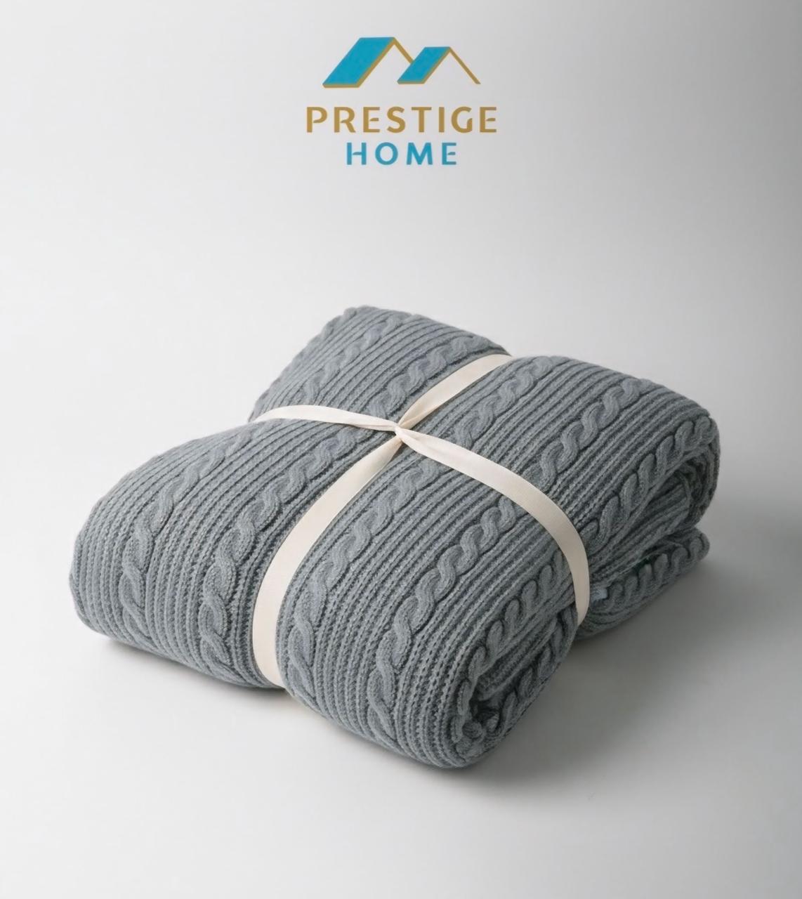 Knitted Throw Blanket