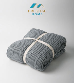Knitted Throw Blanket