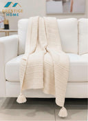 Knitted Throw Blanket