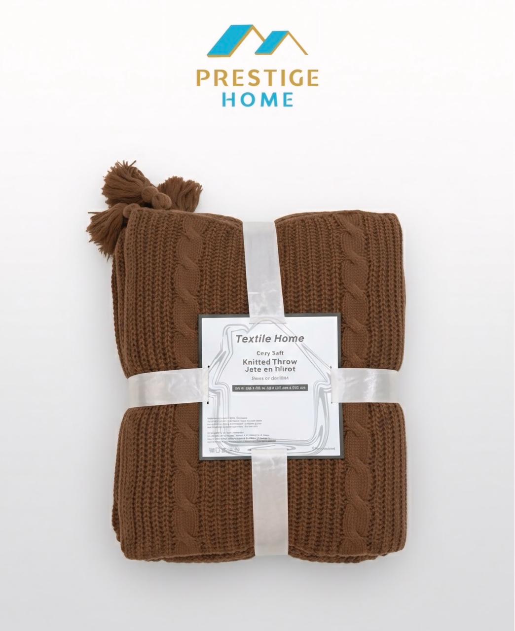 Knitted Throw Blanket