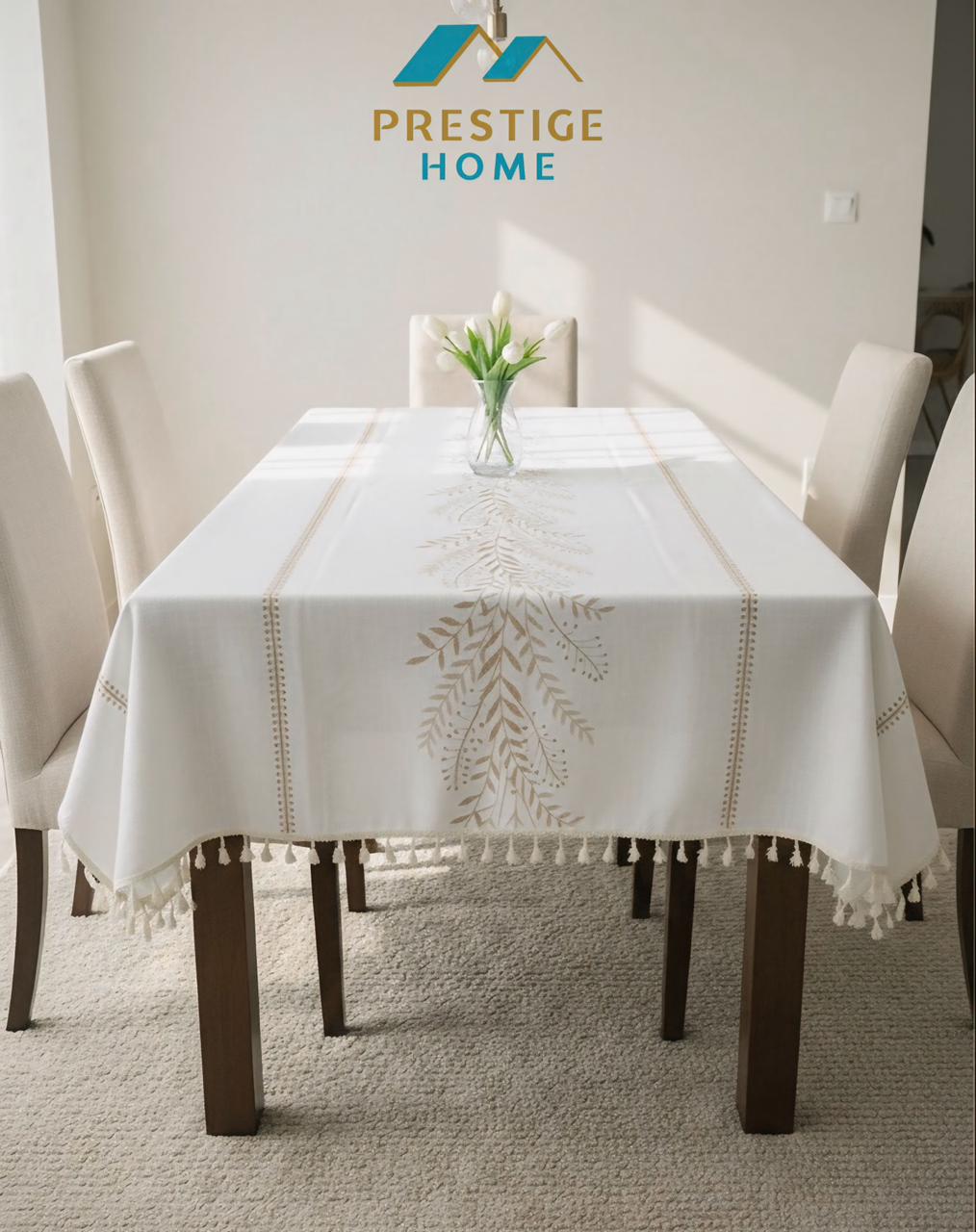 Botanical Tassel Tablecloth