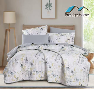 Cloud Bloom Bedspread Set - Double