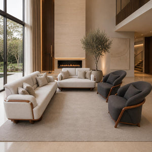 Miami Sofa Set - Offwhite