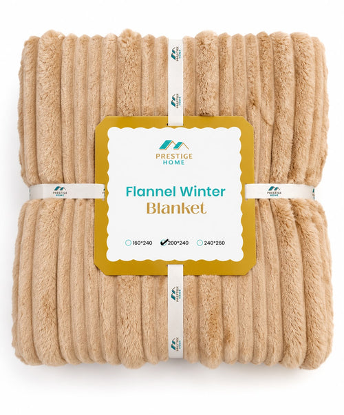 Flannel & Fur Blanket - Double