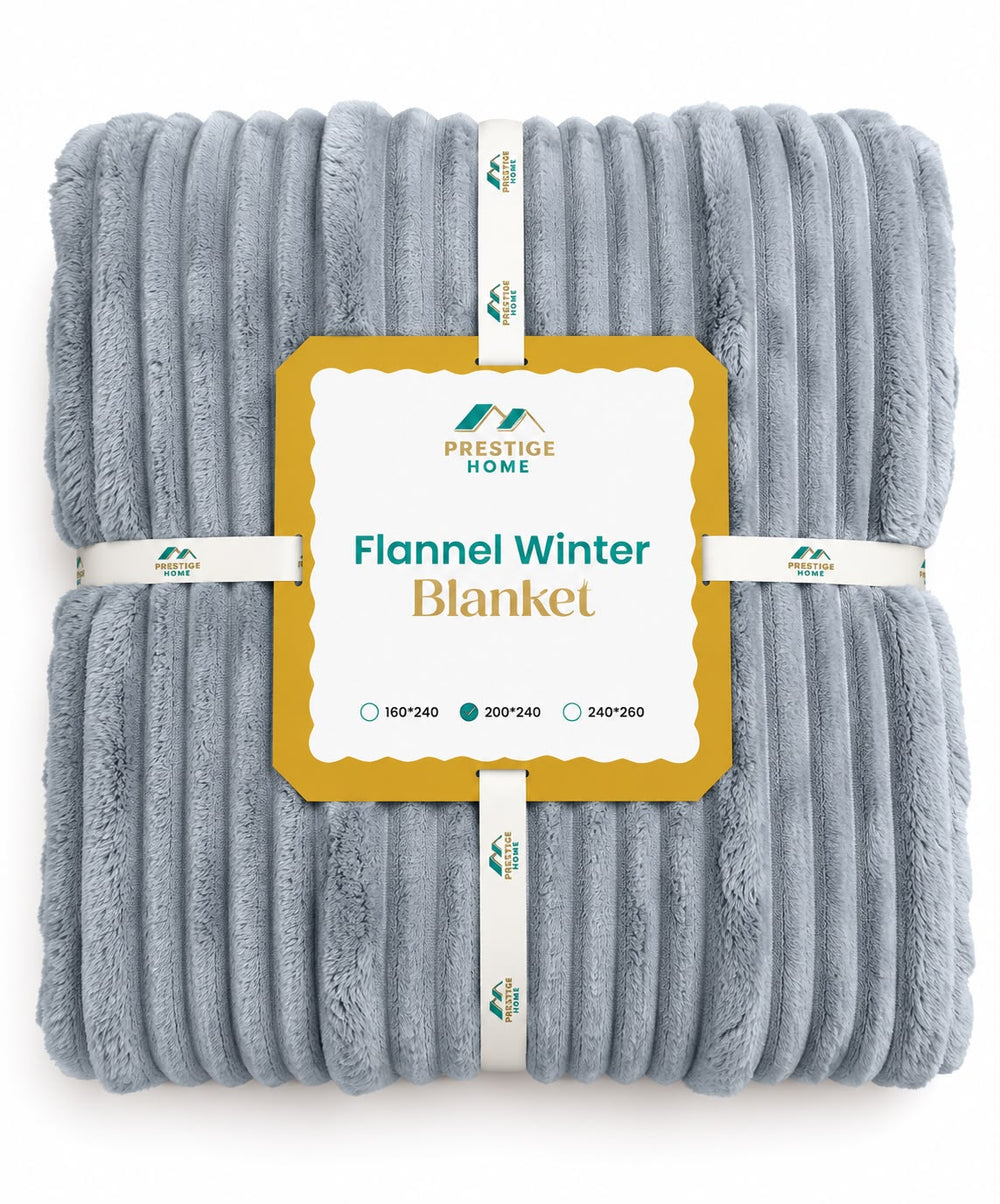 Flannel & Fur Blanket - Double