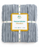 Flannel & Fur Blanket - Double