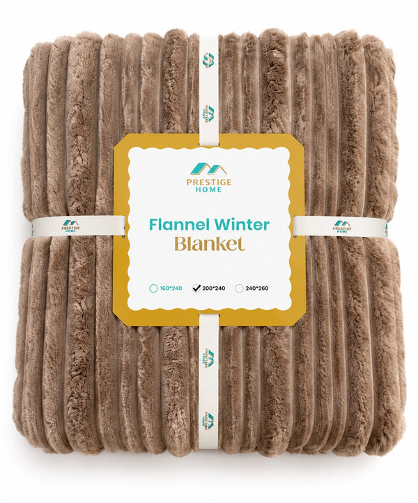 Flannel & Fur Blanket - Double