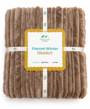 Flannel & Fur Blanket - Single