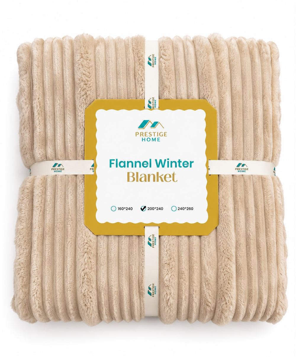 Flannel & Fur Blanket - Single