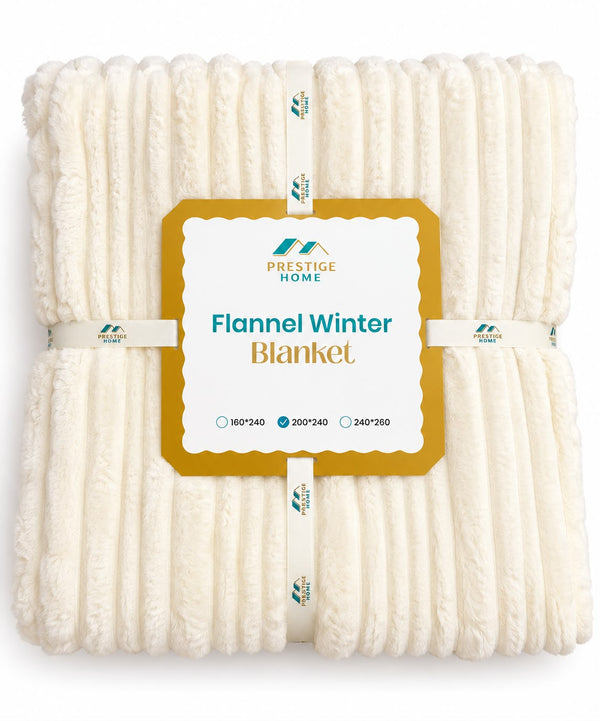 Flannel & Fur Blanket - Single