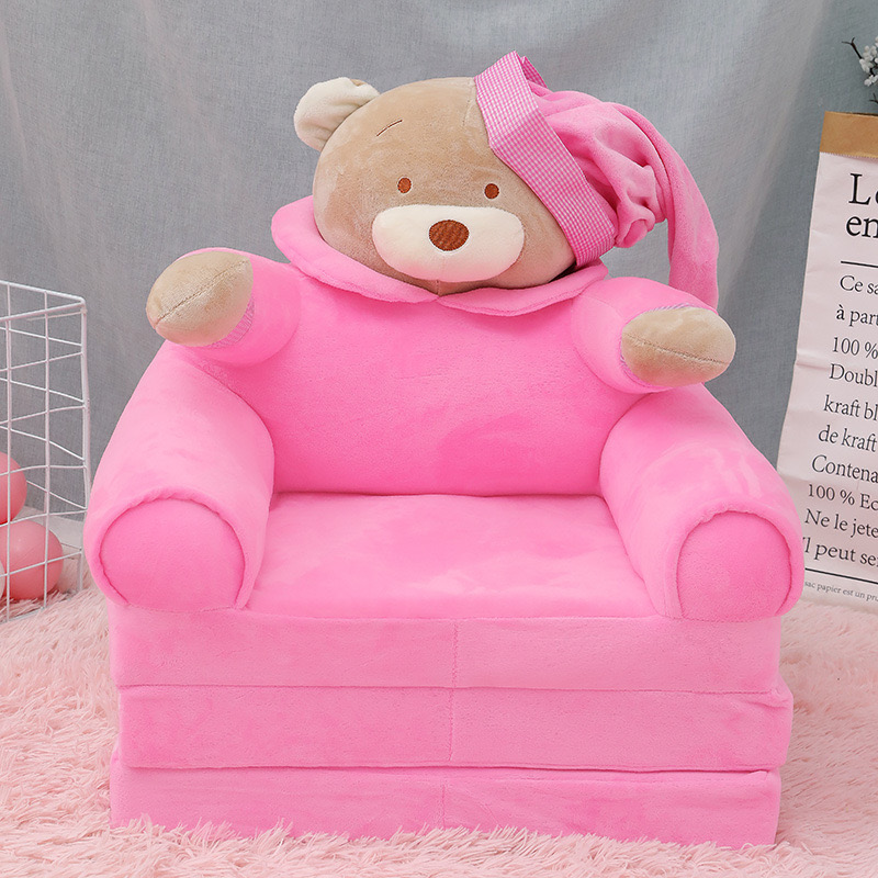 Bear Sofa Bed - Pink